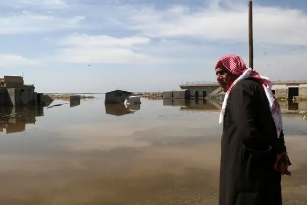 تصاویر؛ سیل در ادلب خانه‌ها را زیر آب برد
