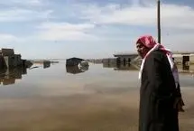 تصاویر؛ سیل در ادلب خانه‌ها را زیر آب برد