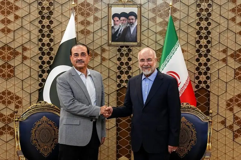 محمدباقر قالیباف و عاصم منیر