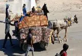 تصاویر؛ سیل آوارگان فلسطینی همزمان با آغاز عملیات نظامی اسرائیل