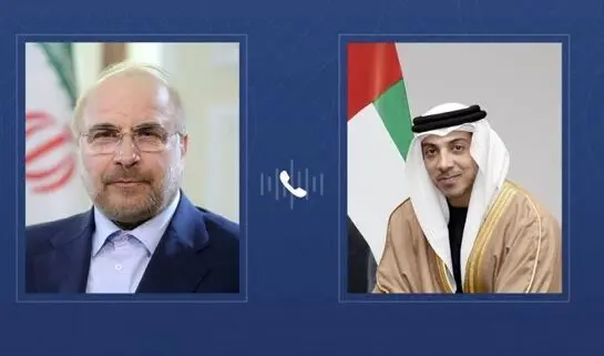 گفت وگوی معاون رئیس امارات با قالیباف