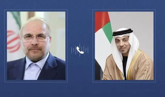 گفت وگوی معاون رئیس امارات با قالیباف