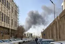 لحظاتی پس از اصابت موشک به مدرسه دخترانه میناب
