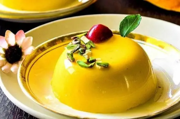 دسر پرتقال و زعفران؛ دسر طلایی و شیک مخصوص یلدا 