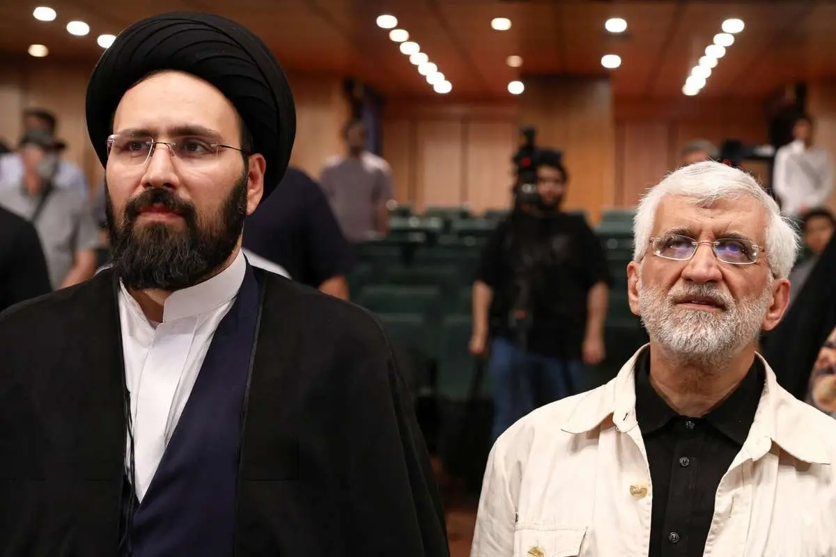تصاویر؛ سعید جلیلی و سید علی خمینی در یک قاب
