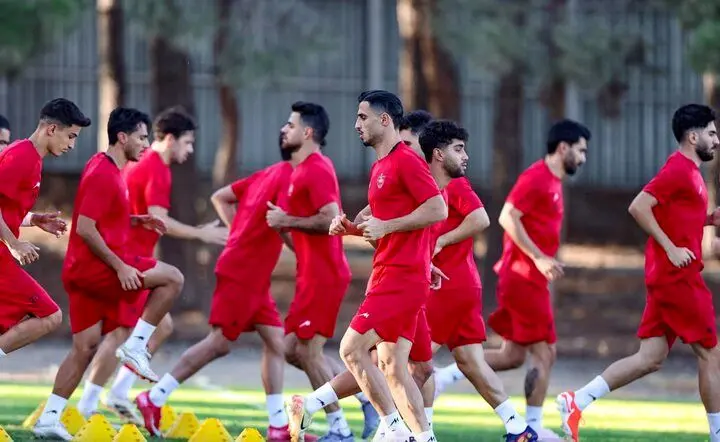 آخرین تمرین تاکتیکی پرسپولیس قبل از بازی با فولاد
