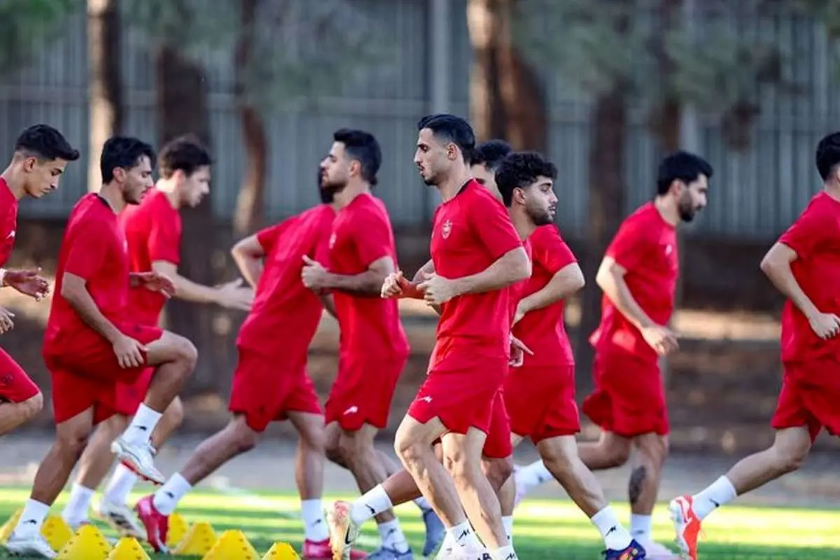 آخرین تمرین تاکتیکی پرسپولیس قبل از بازی با فولاد