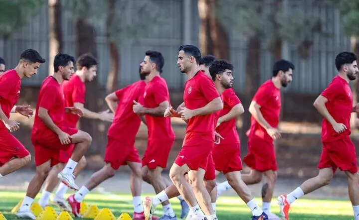 آخرین تمرین تاکتیکی پرسپولیس قبل از بازی با فولاد