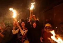 «آتش مقدس» در بیت المقدس