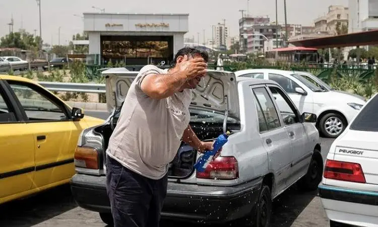  رکوردشکنی دمای ۵۰ ساله در تهران