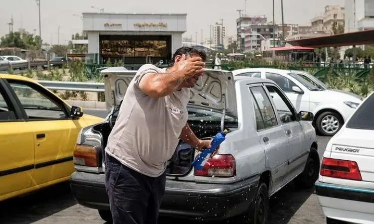  رکوردشکنی دمای ۵۰ ساله در تهران