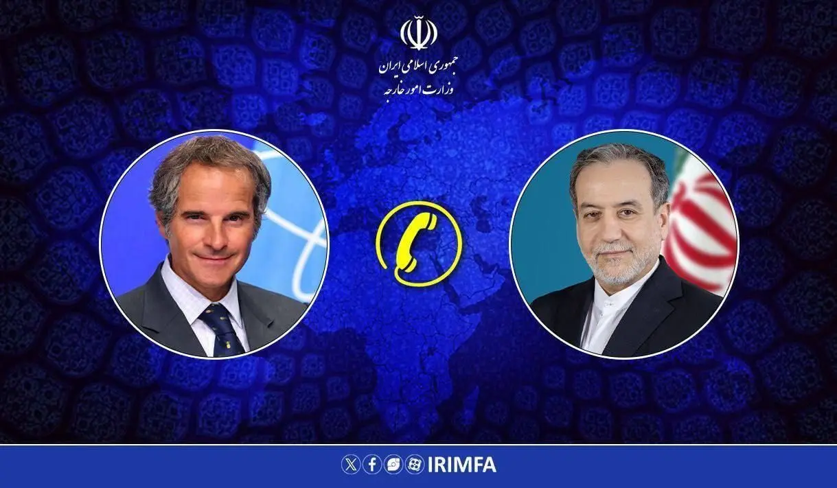 گفتگوی تلفنی گروسی و عراقچی