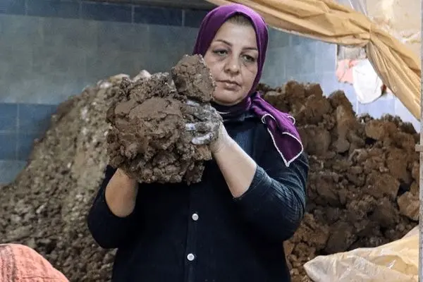 تصاویر؛ کارگاه تولید «گَمَج»؛ روایت تولدی از دل خاک و آتش