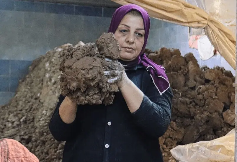تصاویر؛ کارگاه تولید «گَمَج»؛ روایت تولدی از دل خاک و آتش