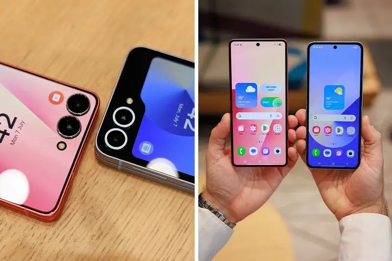 فرقپZ Flip 6 و Z Flip 7