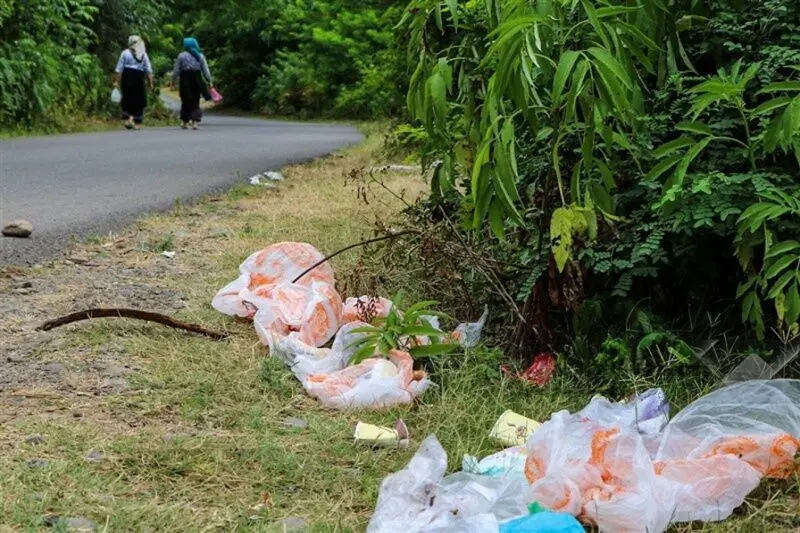 تصاویر؛ سواحل خزر و جنگل‌های هیرکانی گرفتار آلودگی انسانی