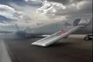  آتش‌سوزی در هواپیمای مسافربری بوئینگ ٧٣٧ آمریکا 