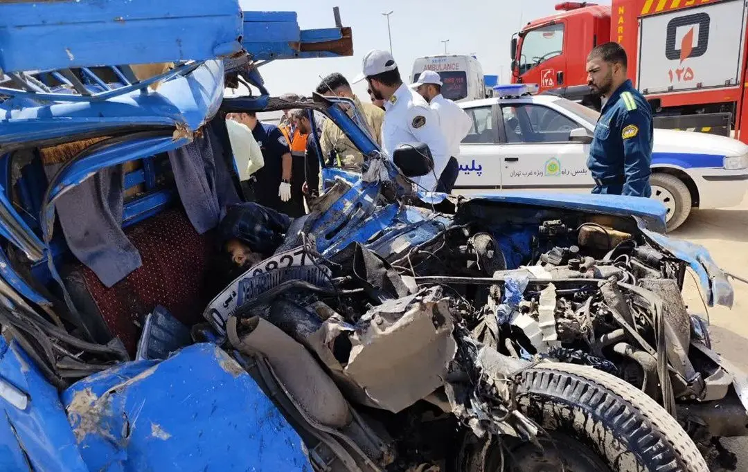 خواب‌آلودگی راننده نیسان، جان ۳ نفر را گرفت