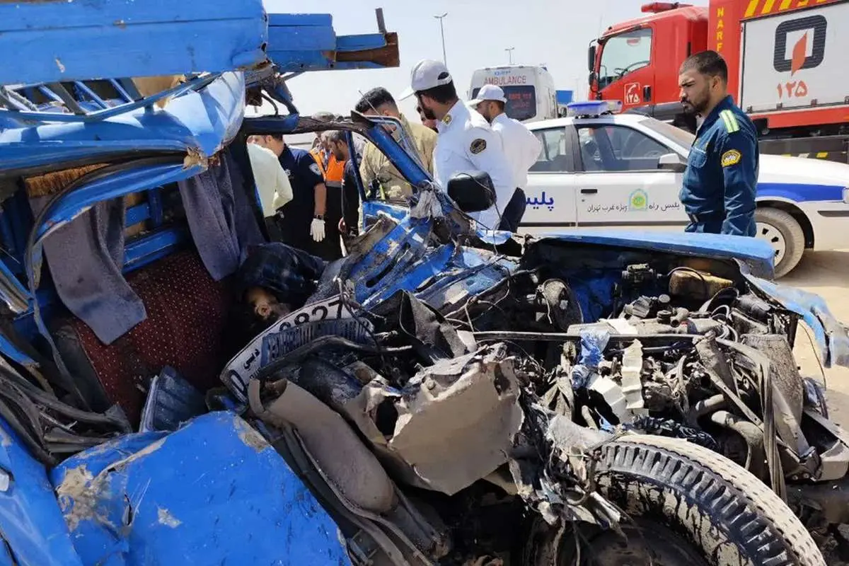 خوابآلودگی راننده نیسان، جان ۳ نفر را گرفت