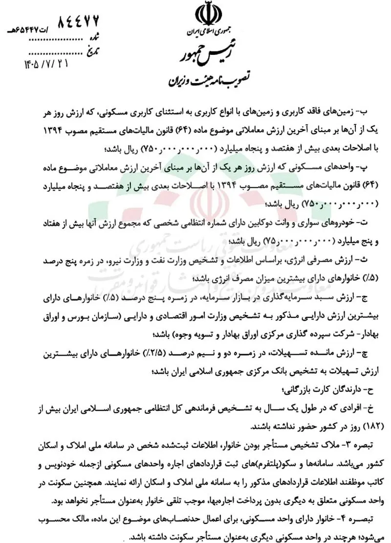 شیوه نامه گروه بندی اقتصادی