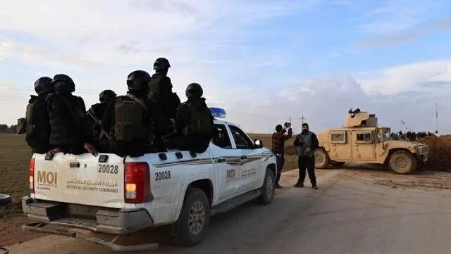 خروج نیروهای آمریکایی از پایگاه الشدادی