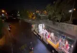 ویدئویی عجیب از برگزاری عروسی پشت تریلی در تهران!