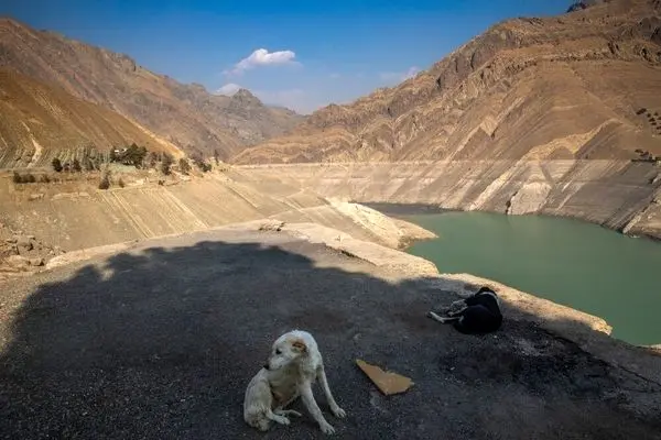 تصاویر؛ وضعیت سد کرج