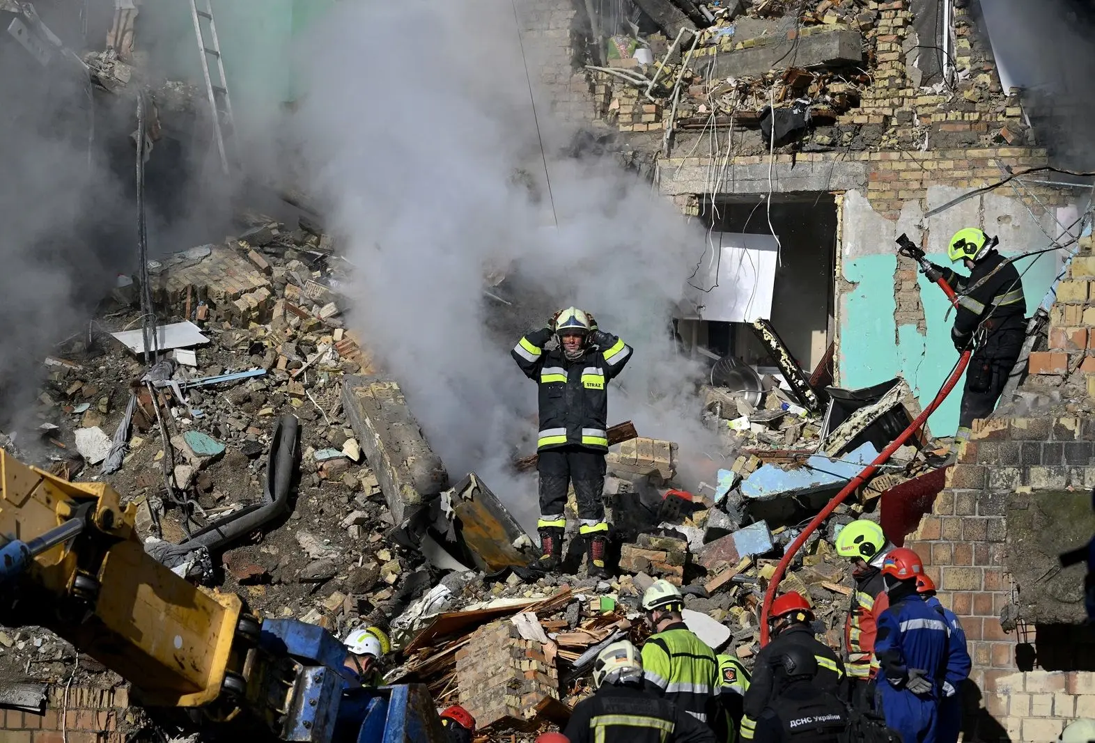 خسارات حمله موشکی و پهپادی روسیه به کی‌یف 