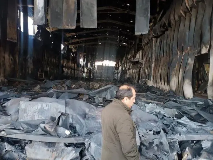 حریق کارخانه صنایع تبدیلی اردبیل مهار شد