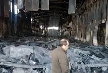 حریق کارخانه صنایع تبدیلی اردبیل مهار شد