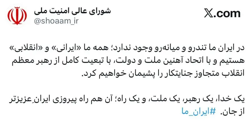 شورای عالی امنیت