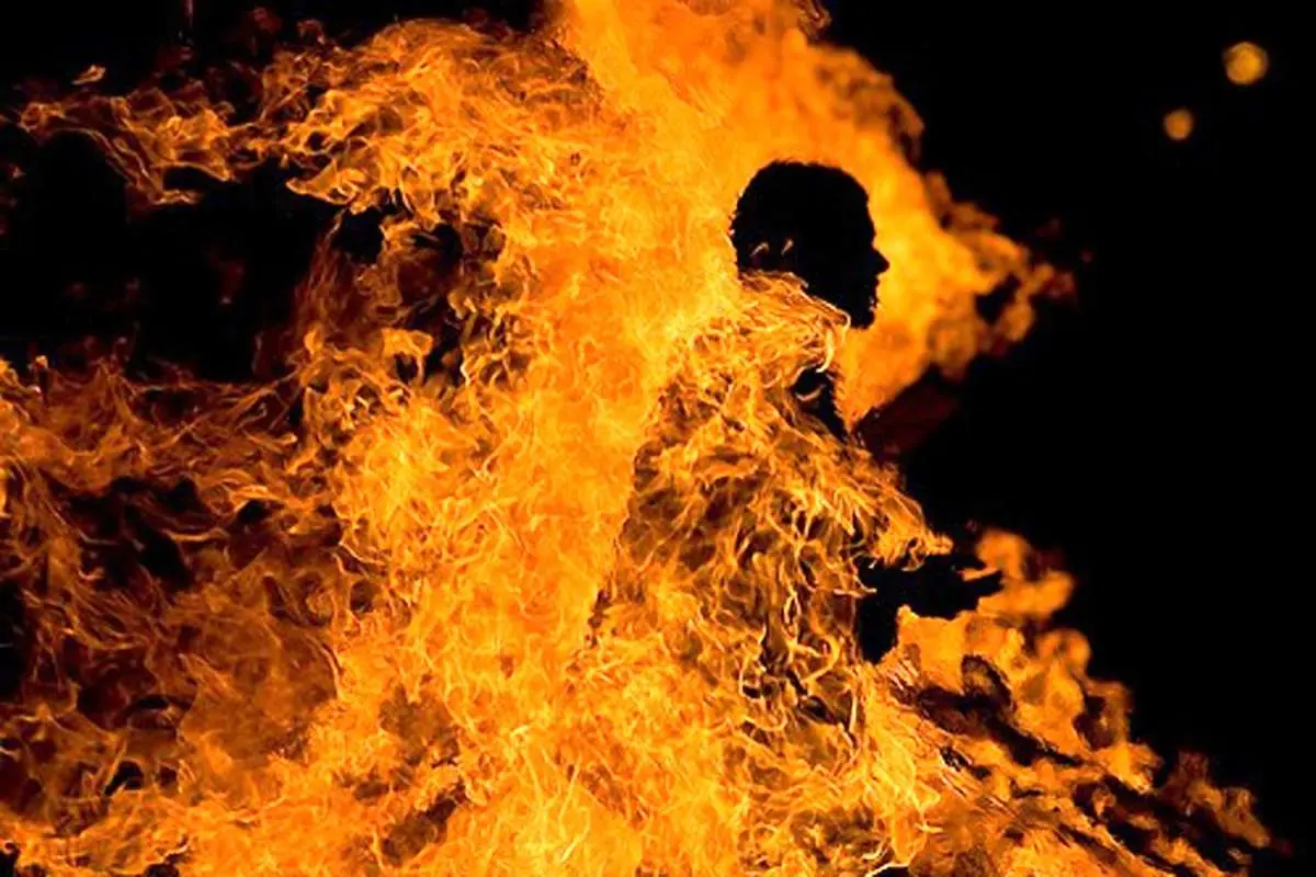 جان‌باختن جوان اهوازی در پی خودسوزی اعتراض‌آمیز