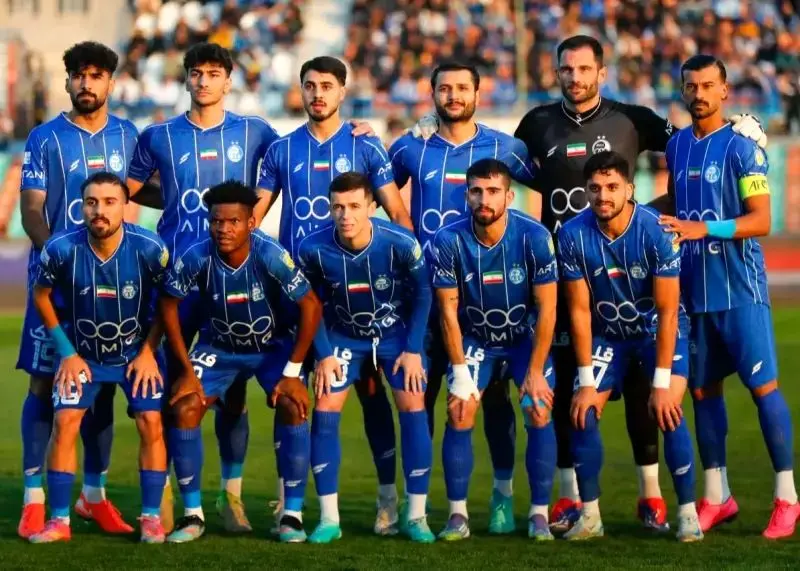 ترکیب اصلی استقلال مقابل ملوان / ورزشگاه شهر قدس