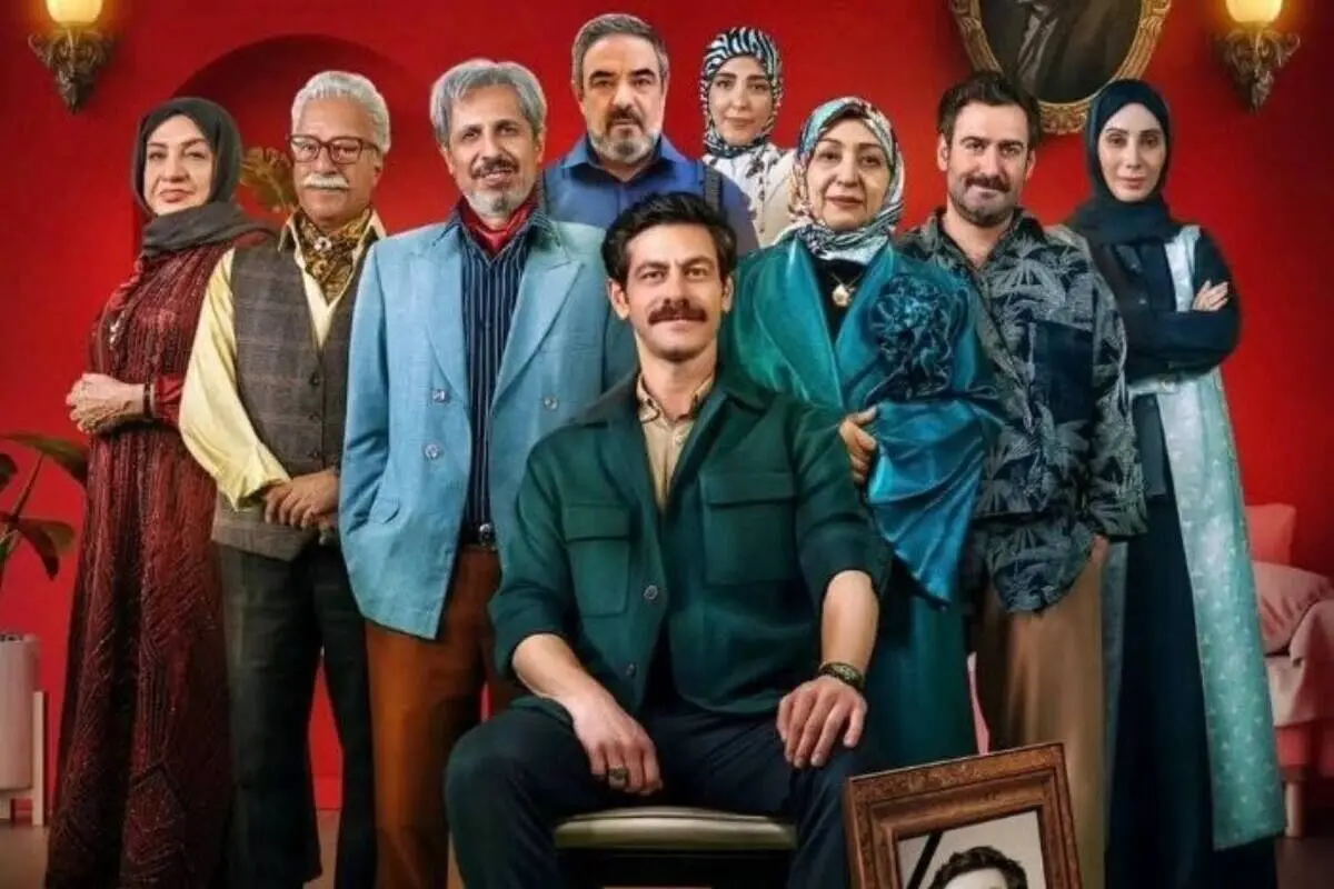 سکانس جالب سریال شش ماهه؛ غذا خوردن غیرمعمول دایی خانواده سر میز غذا