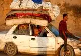 تصاویر؛ فرار اهالی غزه همزمان با شدت گرفتن حملات اسرائیل