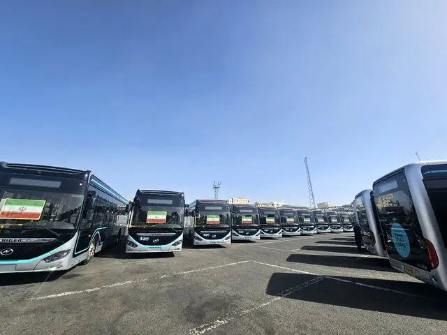  ۲۰۱ دستگاه اتوبوس برقی جدید در ناوگان حمل و نقل پایتخت