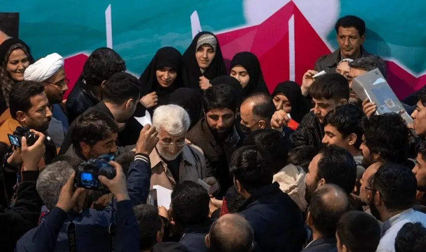 عکس؛ خنده سعید جلیلی وقتی دوره شد