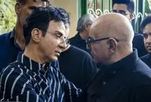 تصاویر؛ مراسم ختم مادر داریوش فرضیایی