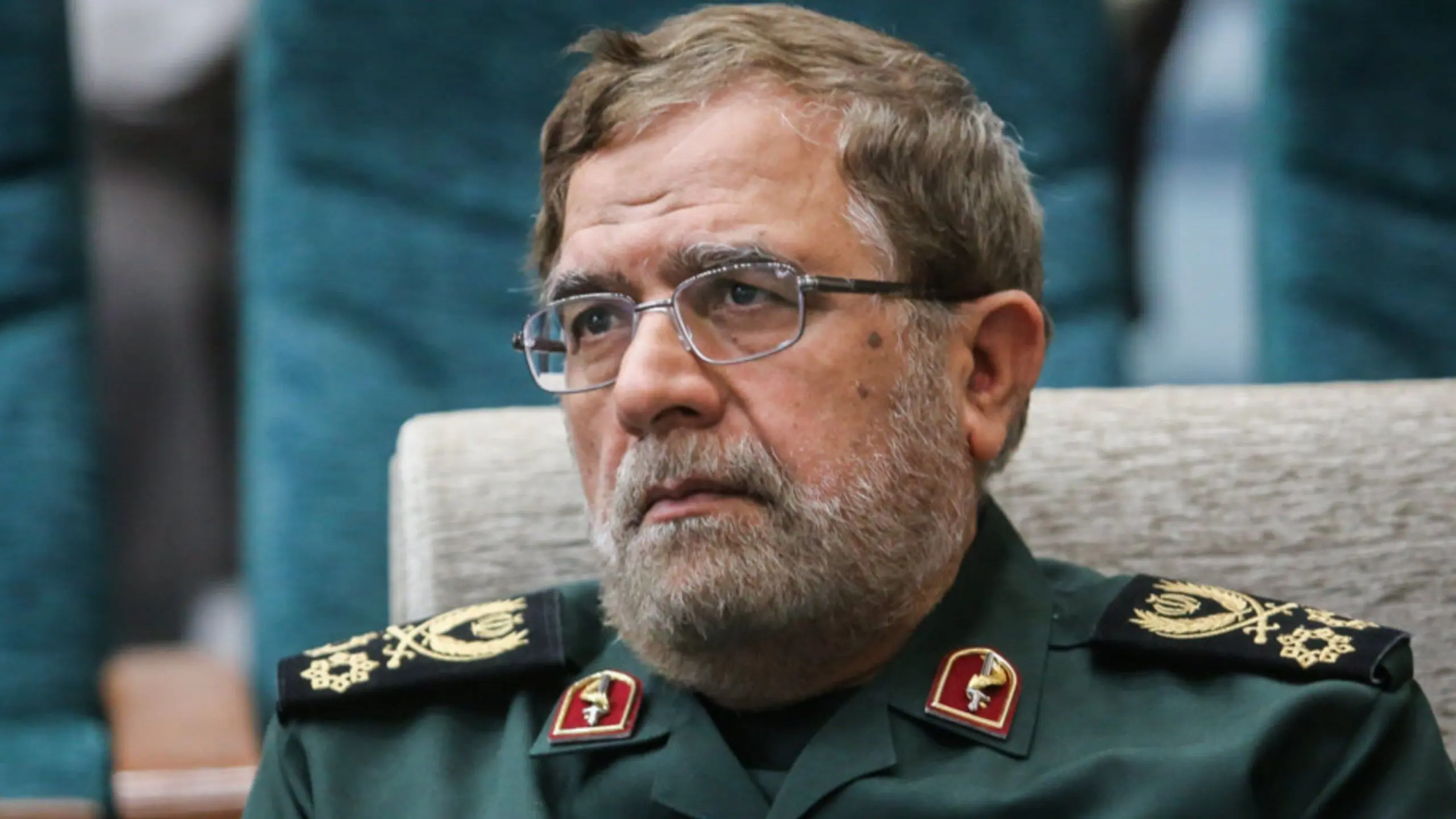 جانشین جدید فرمانده کل سپاه در کنار مزار رهبر شهید