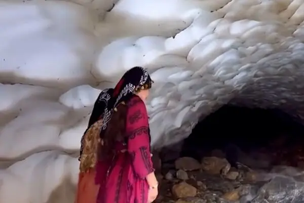 بهشت یخی در مرز ایران