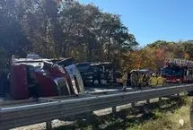 تصادف زنجیره‌ای مرگبار در اوگاندا/ دست‌کم ۶۳ نفر کشته شدند