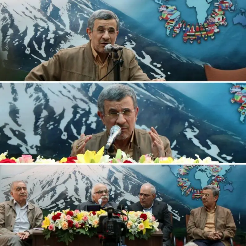احمدی نژاد آفتابی شد + عکس 2