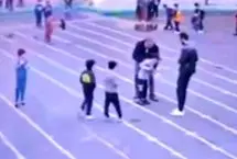 لحظه نجات جان یک دانش‌آموز توسط معلم تبریزی