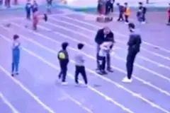 لحظه نجات جان یک دانش‌آموز توسط معلم تبریزی