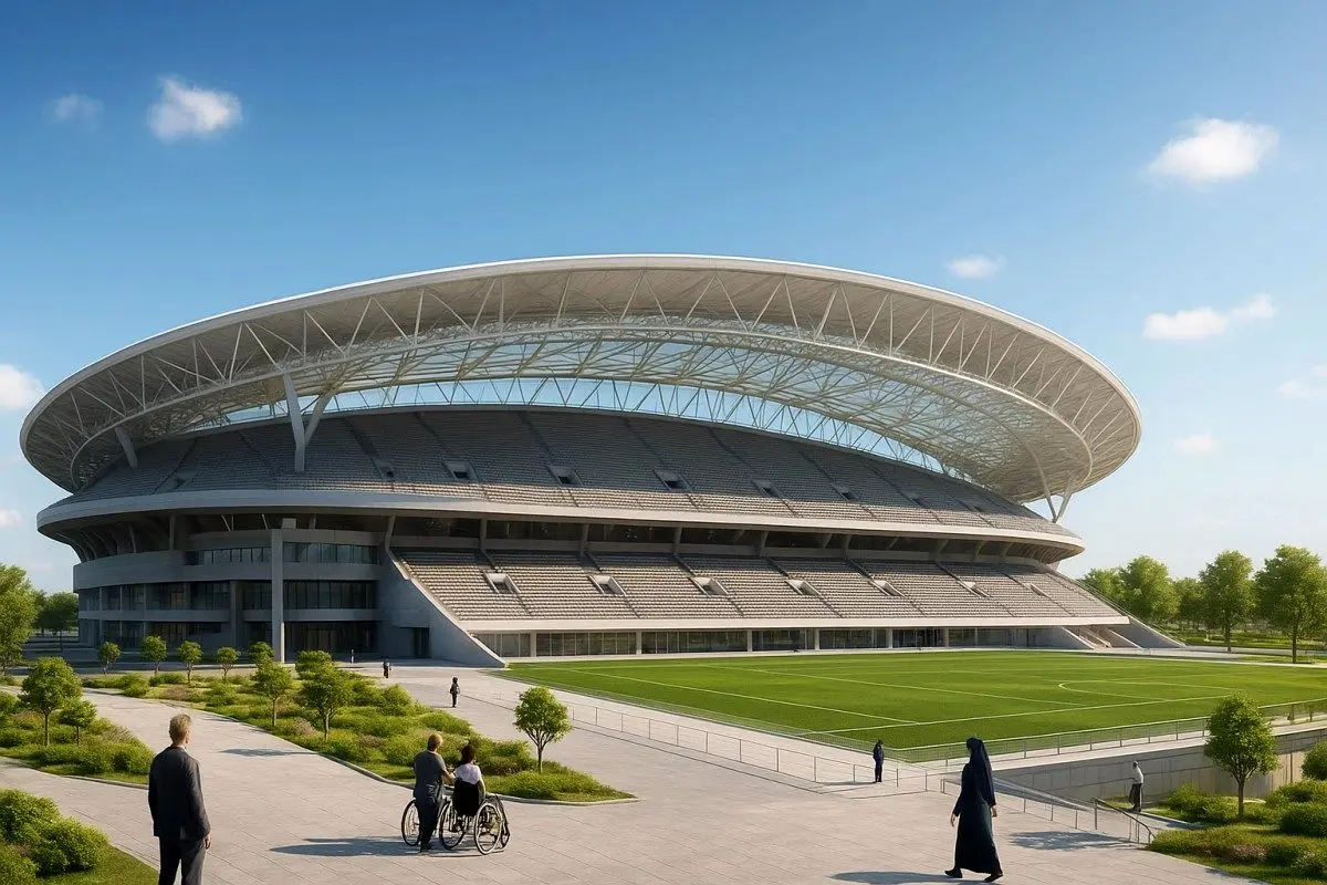 ورزشگاه جدید پایتخت جانمایی شد