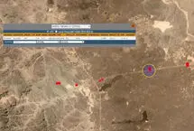 آتش‌سوزی گسترده در مسیر خط لولۀ نفت عربستان