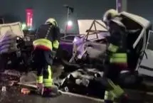 تصادف خودروی سوخت بر قاچاق در جاده سرخس-مشهد چهار قربانی گرفت