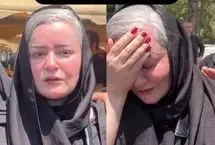 حضور جمعی از هنرمندان در مراسم خاکسپاری مادر داریوش فرضیایی