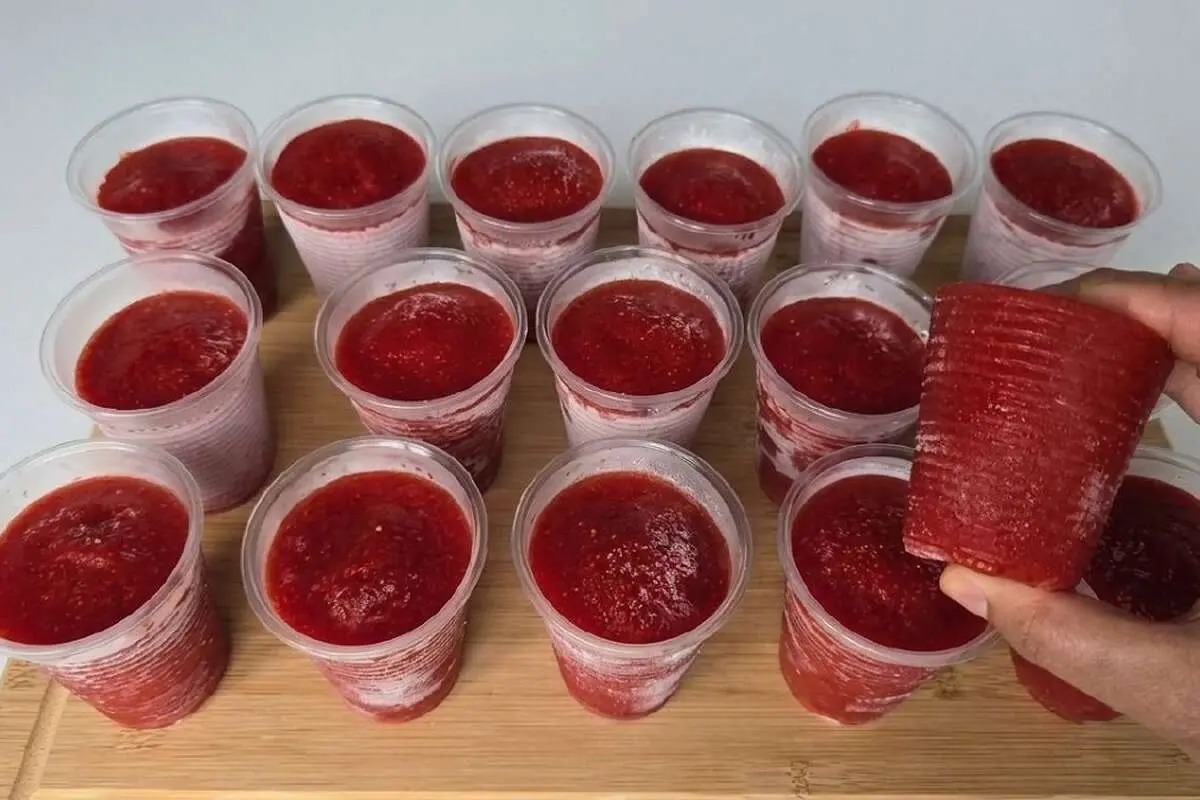طرز تهیه سس گوجه و فلفل غلیظ زمستانی/ بدون جوشاندن طولانی