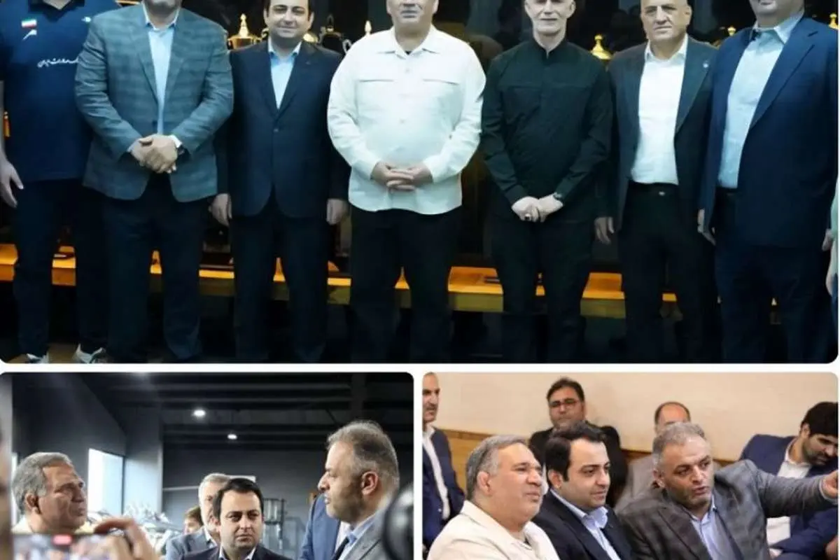 رئیس کمیسیون اقتصادی مجلس و مدیرعامل بانک صادرات ایران در اردوی ملیپوشان وزنهبرداری